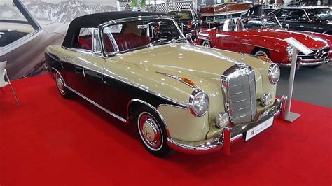 1960 Mercedes Benz 220 SE Ponton Cabriolet Exterior And Interior