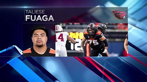 Nfl Network S Lance Zierlein Oregon State S Taliese Fuaga Would Start