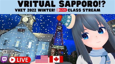 World First Japanese Class In Vr Chat Visiting Virtual Sapporo In