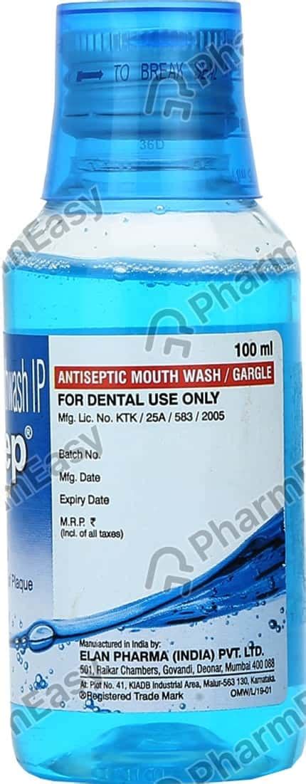 Orasep 0 2 W V Mouth Wash 100 Uses Side Effects Price Dosage