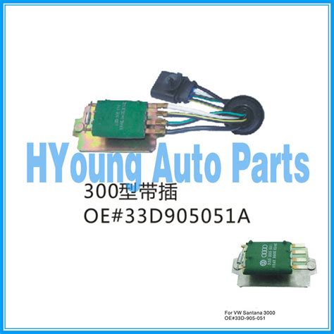 Fan Heater Blower Motor Resistor For Vw Santana 3000 Oem 33d905051a 33d 905 051a Auto Ac