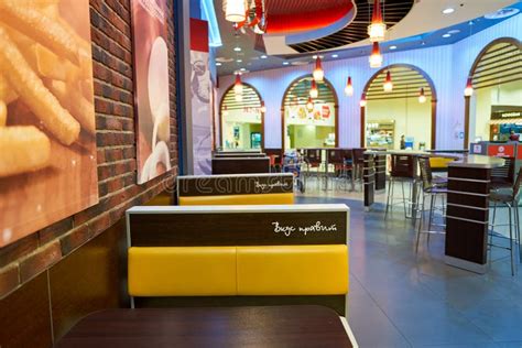 Burger King Restaurant Interior Editorial Photography Image Of Inside