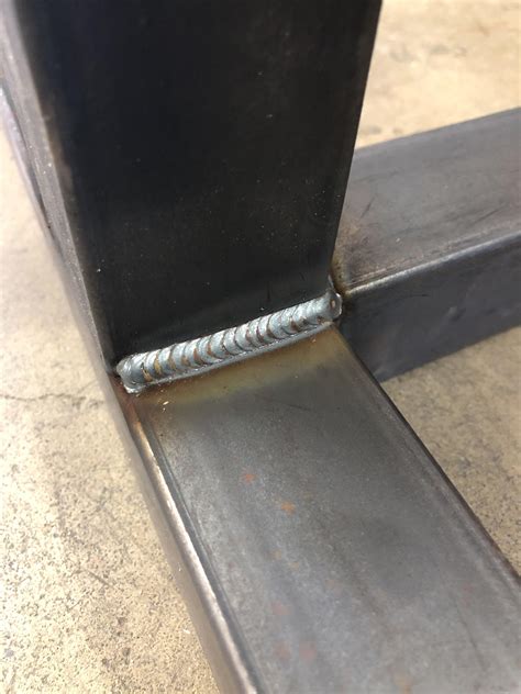 Finally Getting This Mig Thing Dialed Vertical Fillet Rwelding