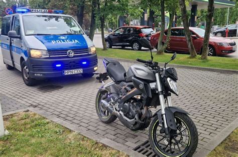 Jeździł kradzionym motocyklem po mieście i na dodatek był pijany