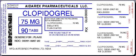 Clopidogrel Information, Side Effects, Warnings and Recalls