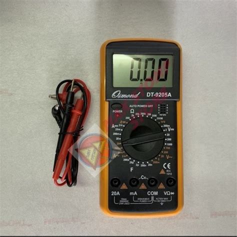 Jual Multimeter Digital Osmond Dt A Volt Ampere Capacitor Tester Di