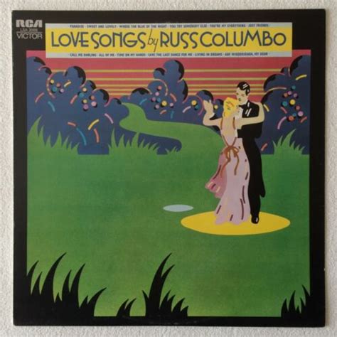 Russ Columbo ~ Love Songs By Russ Columbo ~ 1972 Uk 12 Track Mono Vinyl Lp Ebay