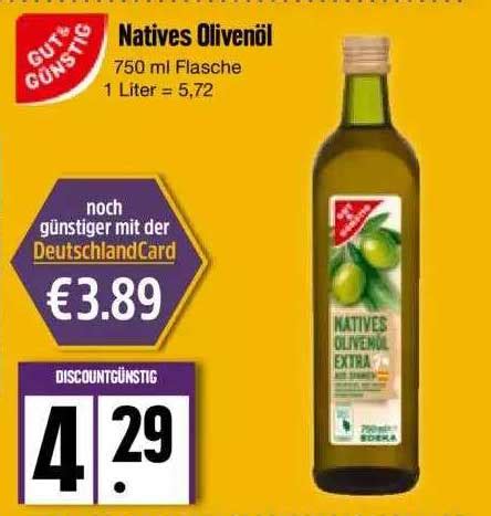 Gut G Nstig Natives Oliven L Angebot Bei Edeka Prospekte De