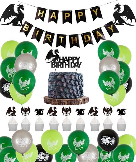 PUGED Dragon Birthday Party Decorations Dungeons and Dragons Theme ...