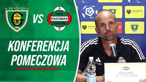 Konferencja Prasowa Po Meczu Gks Katowice Radomiak Radom