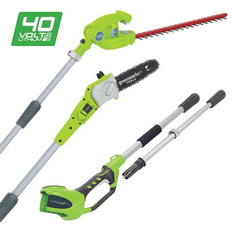 Greenworks 40v Pole Sawhedge Trimmer 2 In 1 Skin Only