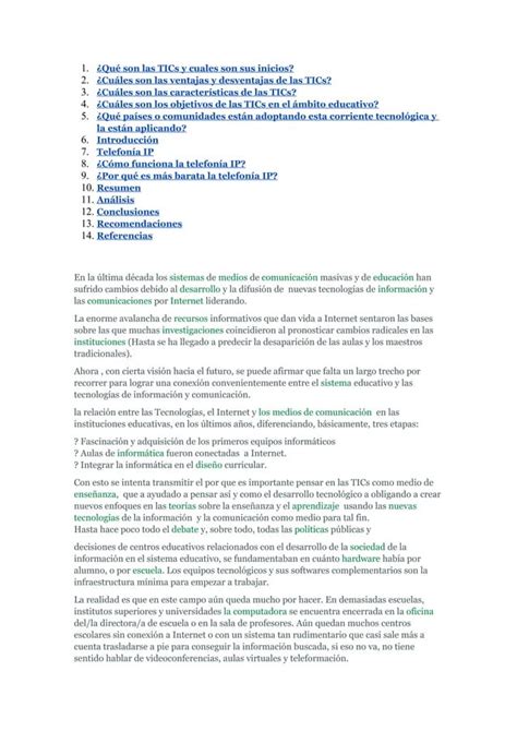 Qué Son Las Ti Cs Y Cuales Son Sus Inicios Pdf