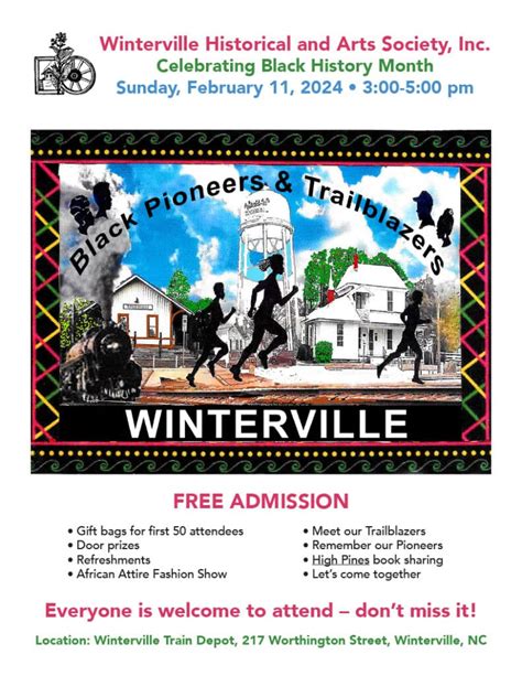 Whas Black History Month Celebration Winterville Chamber Of Commerce