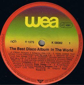 Various The Best Disco Album In The World