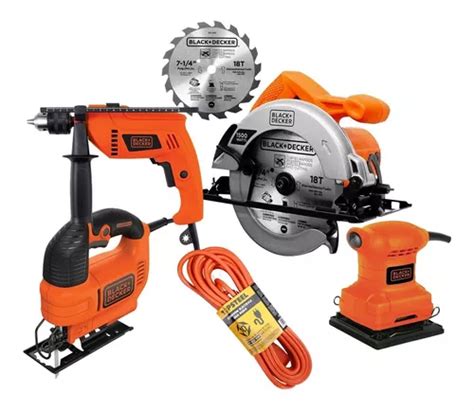 Kit Carpintero Black Decker Herramientas Eléctricas