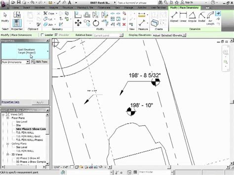 Advanced Revit Architecture Tutorial Spot Elevation Youtube