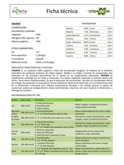 PDF Ficha técnica in pacta clcnica Ficha técnica Cultivo