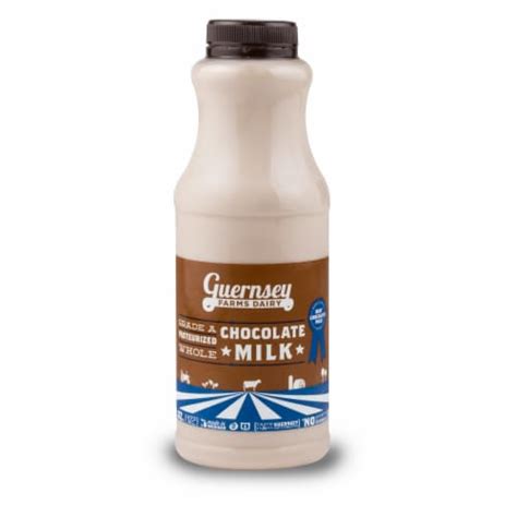 Guernsey Farms Dairy Grade A Pasteurized Chocolate Whole Milk 1 Pt