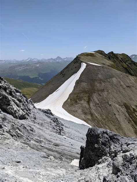 Tiejer Flue 2781m Aktuelle Verhältnisse vom 18 06 2022 auf der Route