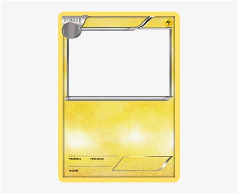 Bw Lightning Stage Blank By The Ketchi Blank Pokemon Card Yellow