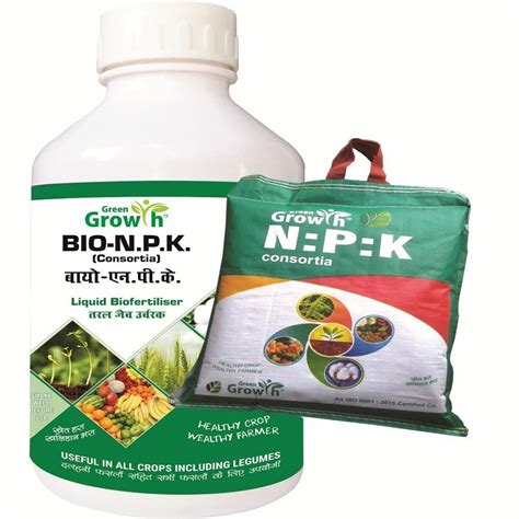 Bio Tech Grade Packaging Size 4 Kg Npk Consortia Granules Biofertilizer Target Crops