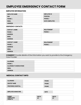 Mod Les De Formulaires De Contact Gratuits Venngage