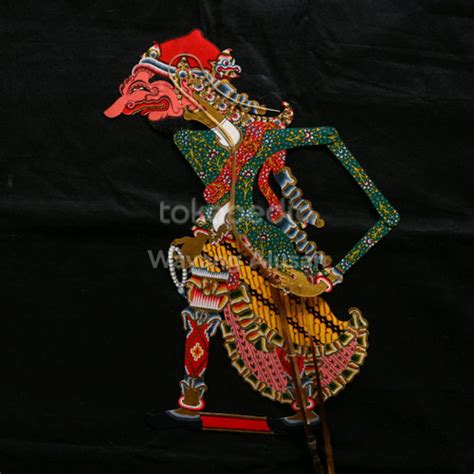 Jual Wayang Kulit Durna Alusan Kulit Kerbau Ukuran Standar Kab