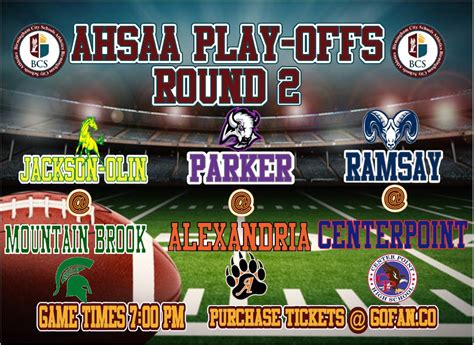 2021 AHSAA Football Playoffs: Round 2 – Birmingham City Schools Athletics