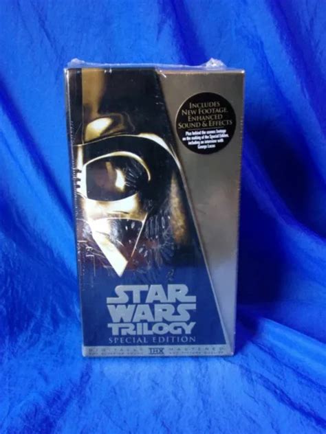 Star Wars Trilogy Vhs Special Edition Thx Widescreen Box Set Pal