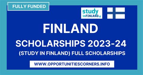 Finland Scholarships 2023 Fully Funded Scholarships