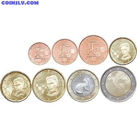 Croatia 2023 Euro Set 1 Cent - 2 Euro (UNC loose)