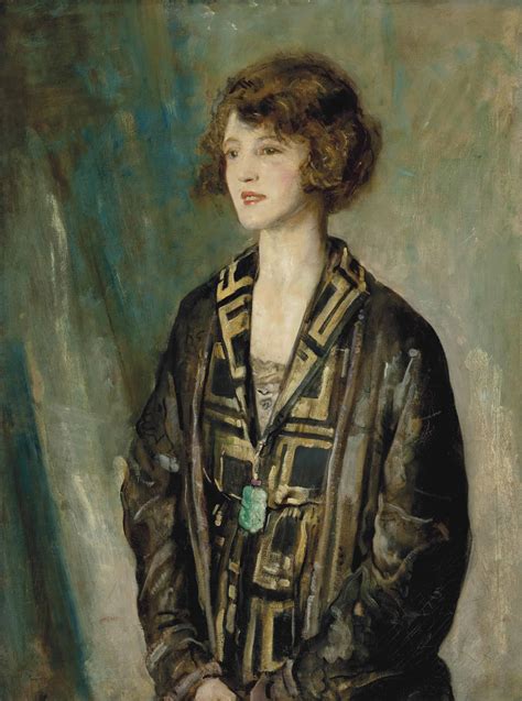 Arthur Ambrose Mcevoy Ara 1878 1927 Portrait Of Mrs Charles