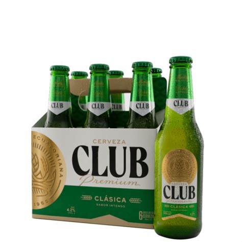 Futura CERVEZA CLUB PREMIUM CLASICA 330 BOTELLA 6PACK