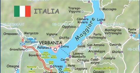 Italy Map Lake Maggiore - Usefull Map