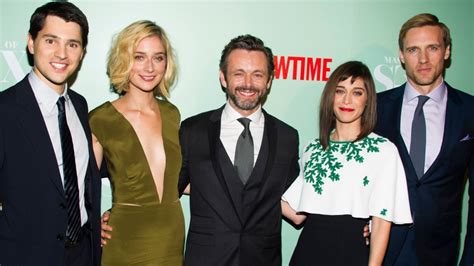 ‘masters Of Sex Michael Sheen Lizzy Caplan Celebrate Showtimes New