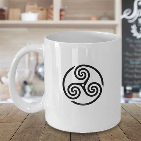 Esoteric Wicca Coffee Mug Triskelion Celtic Pagan Symbol Etsy