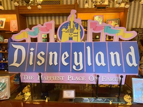 Giant Wood Disneyland Marquee Sign Available For Purchase - WDW News Today