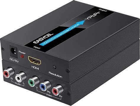 HDMI To Component Converter With Scaler Function EASYCEL Aluminum