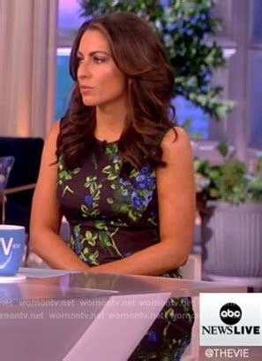 Wornontv Alyssas Black Floral Print Mini Dress On The View Alyssa