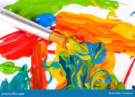 Artist paint brush stock photo. Image of colour, design - 6073454