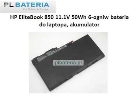 Hp Elitebook V Wh Ogniw Bateria Do Laptopa Akumulator