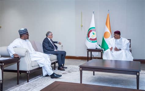 Niger Fructueux échanges entre le Chef de l Etat Bill Gates et Aliko