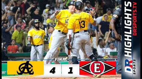 Resumen Guilas Cibae As Vs Leones Del Escogido Nov Serie