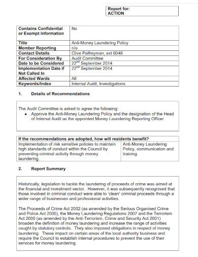 Money Laundering Examples Pdf Examples