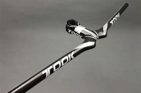 Took Silver Glossy Full Carbon Fibe Mountain Mtb Bike Handlebar Bike