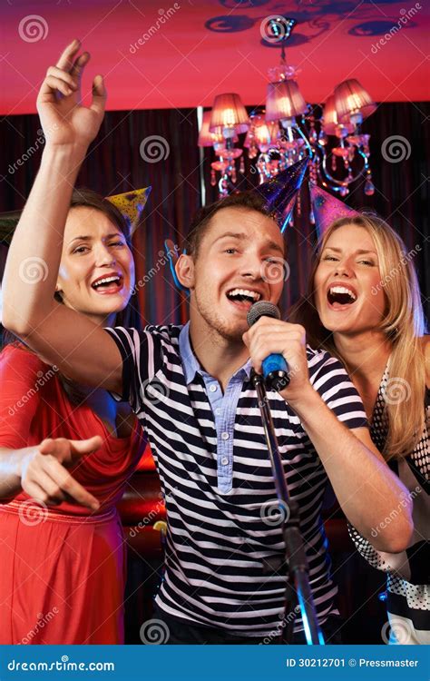 Singing Friends Stock Image Image Of Performance Male 30212701