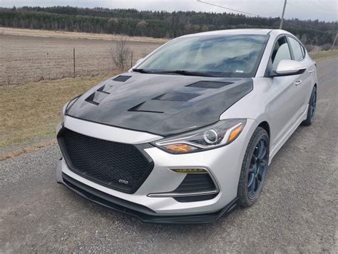 2017 Hyundai Elantra Carbon Fiber Hood Zena Takenaka