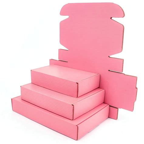 Pink Corrugated Mailer Boxes Yg Packaging