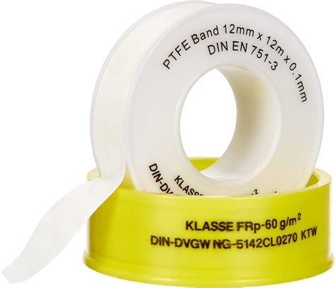 Ptfe Gewindedichtband Rolle Teflonband Frp F R Feingewinde Dn Nach