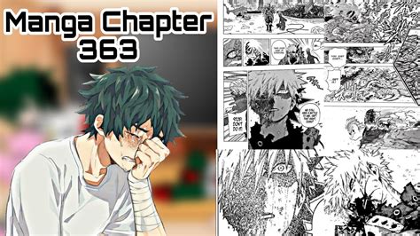 Class1A And Pro Heroes React To Deku Manga Chapter 363 MHA BNHA React